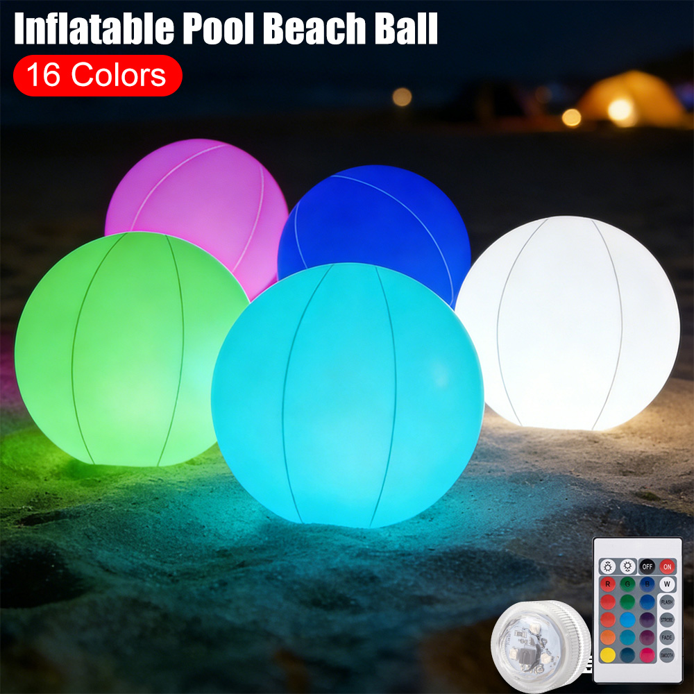 Inflatable Pool Beach Ball Lum - Outdoor Lighting Around Pool 评论和价格