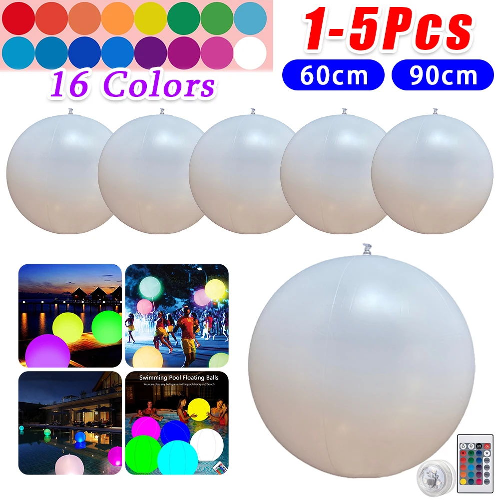 1-5PCS 60/90CM Floating Pool L - Outdoor Lighting Around Pool 评论和价格