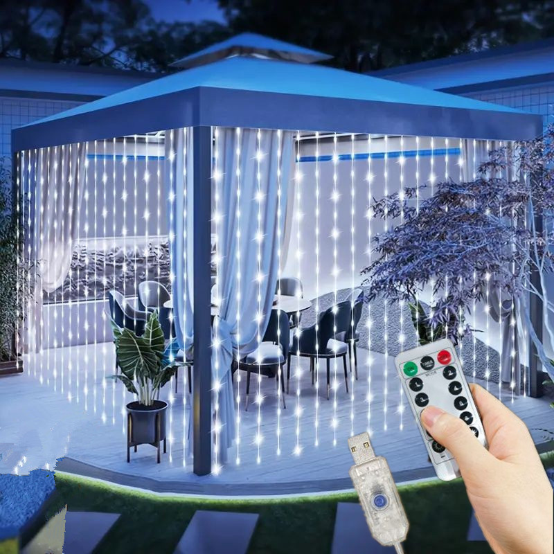 LED Garland Fairy Light Garden - Outdoor Lighting On House 评论和价格