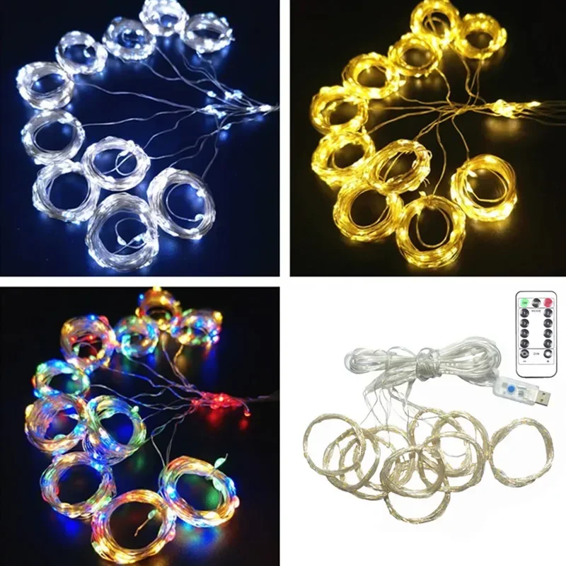 LED Garland Fairy Light Garden - Outdoor Lighting On House 评论和价格