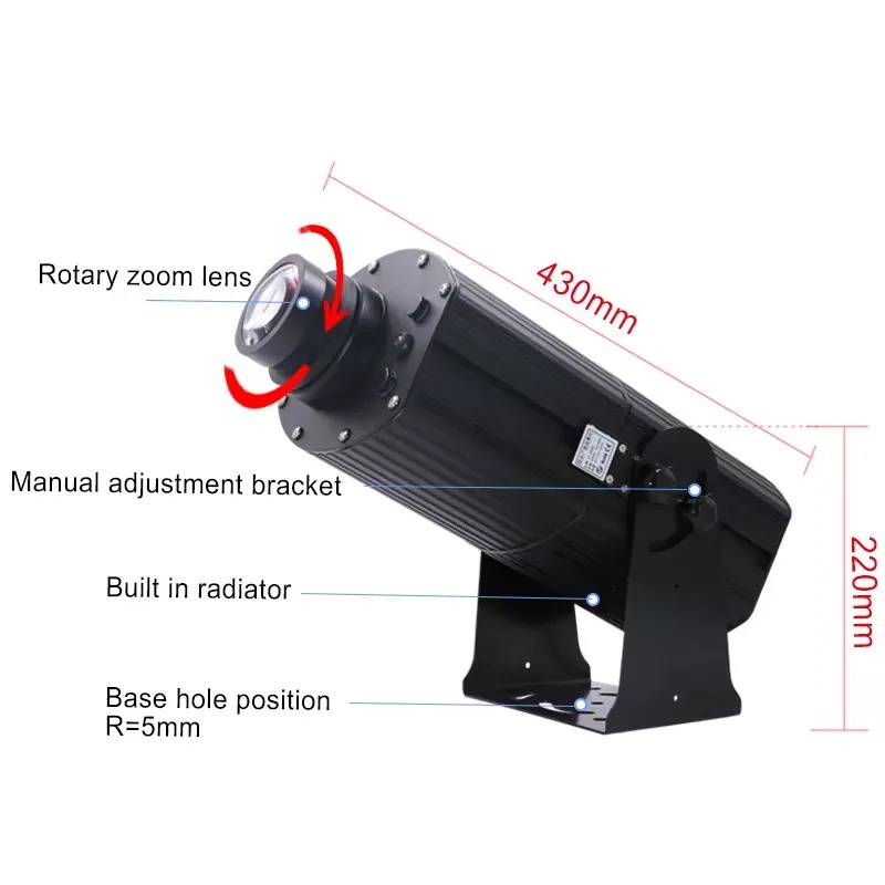 Yufan 200w Gobo Projector Outd - Outdoor Lighting Logo 评论和价格