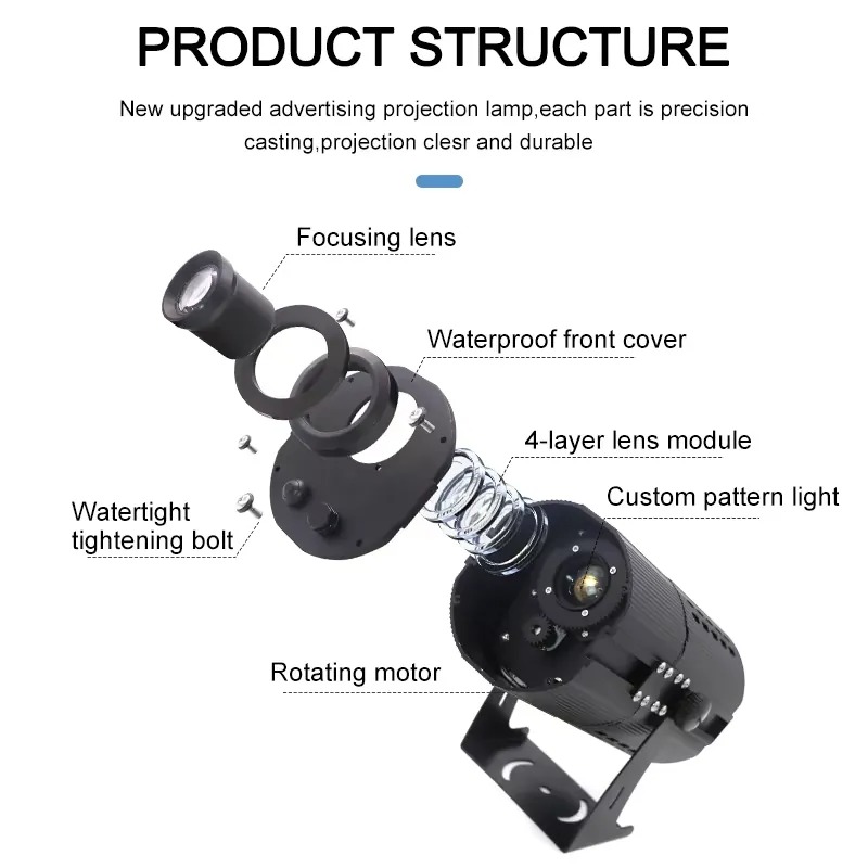 Yufan 200w Gobo Projector Outd - Outdoor Lighting Logo 评论和价格