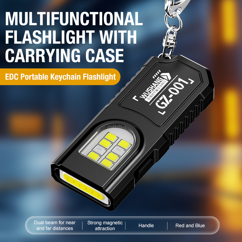 Portable Keychain LED COB Flas - Outdoor Lighting Lanterns 评论和价格