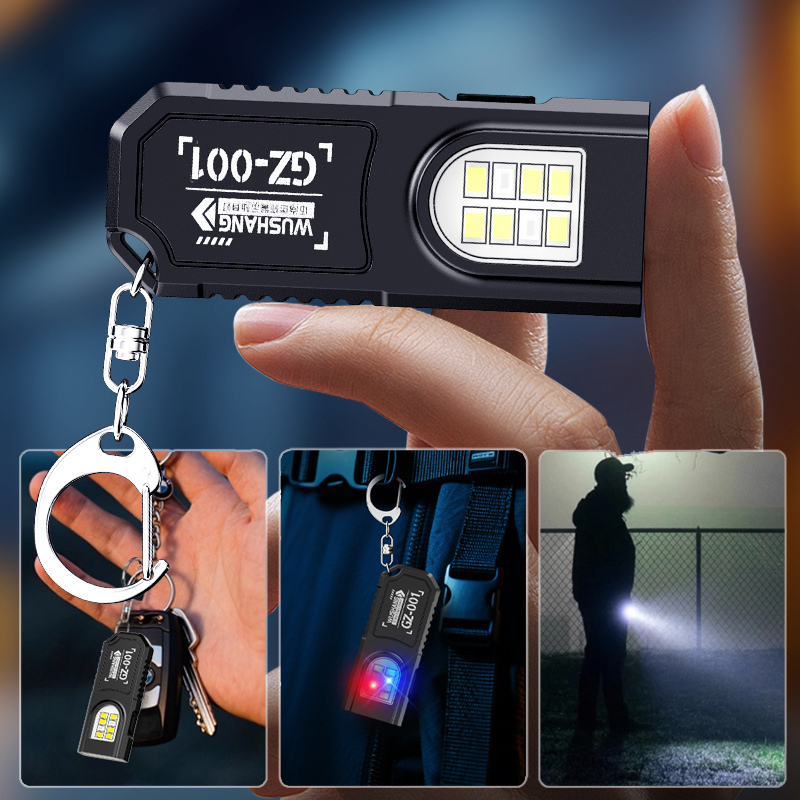 Portable Keychain LED COB Flas - Outdoor Lighting Lanterns 评论和价格