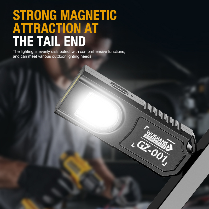 Portable Keychain LED COB Flas - Outdoor Lighting Lanterns 评论和价格