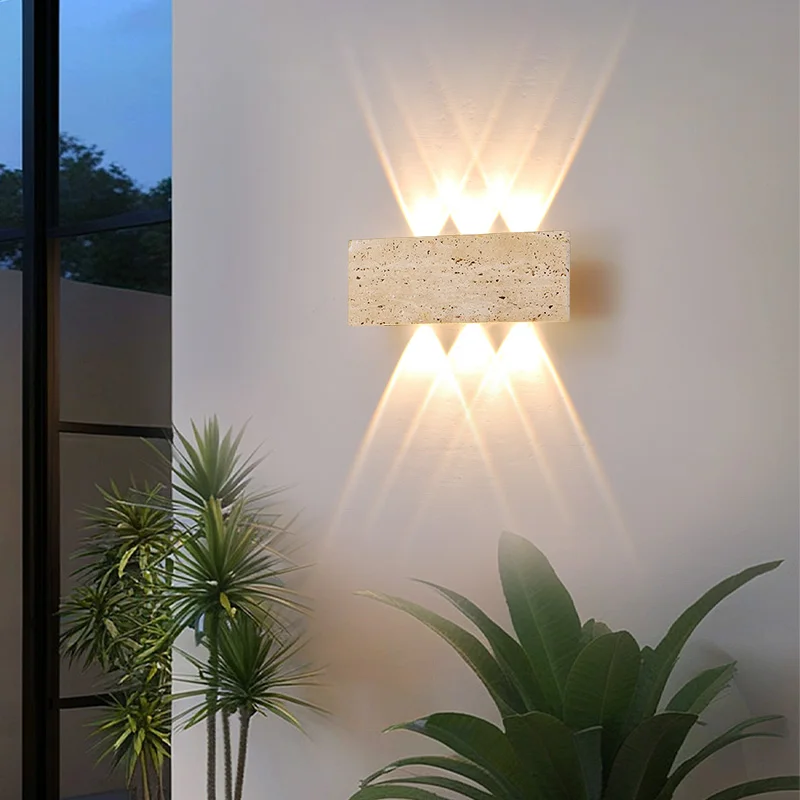 Wabi-sabi LED Wall Lamp Garden - Outdoor Lighting On House 评论和价格