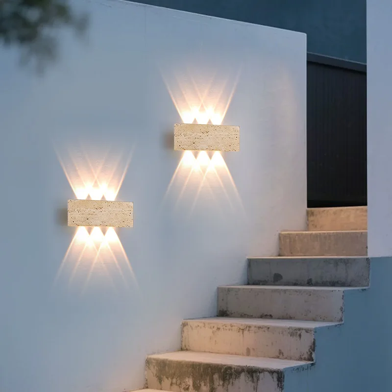 Wabi-sabi LED Wall Lamp Garden - Outdoor Lighting On House 评论和价格