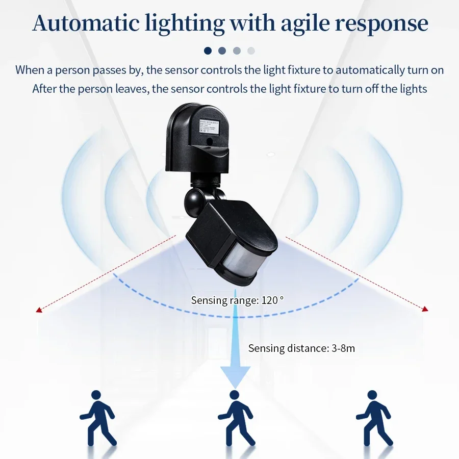PIR Motion Sensor 220V 110V 12 - Outdoor Lighting Switch 评论和价格