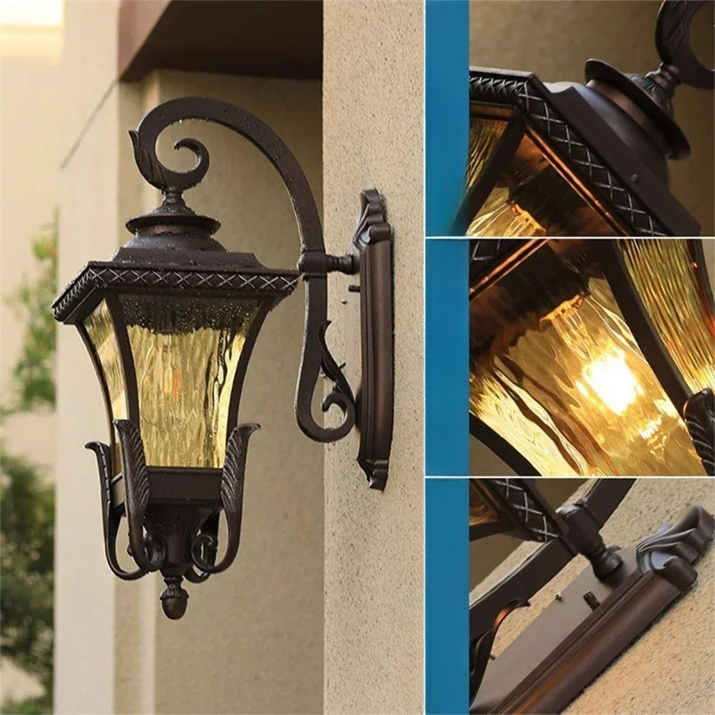 Villa Community European-style - Outdoor Lighting On House 评论和价格