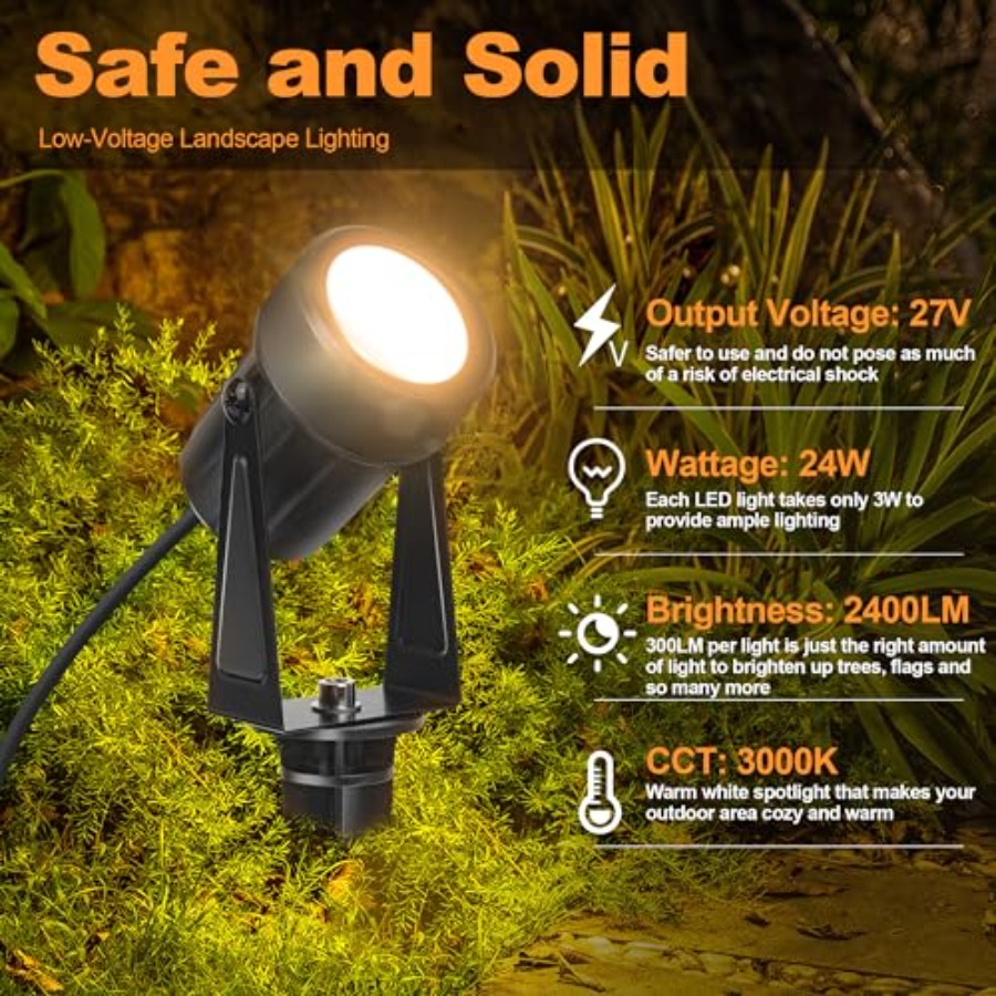 85.3FT LED Outdoor Landscape S - Outdoor Lighting Low Voltage 评论和价格