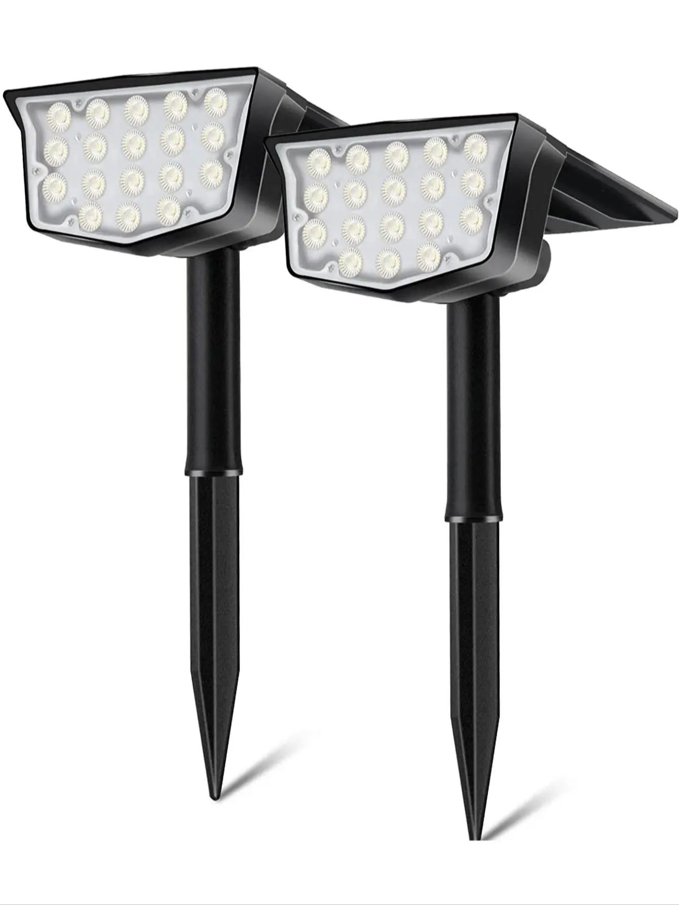 2Pcs Solar Outdoor Spot Lights - Outdoor Lighting Switch 评论和价格