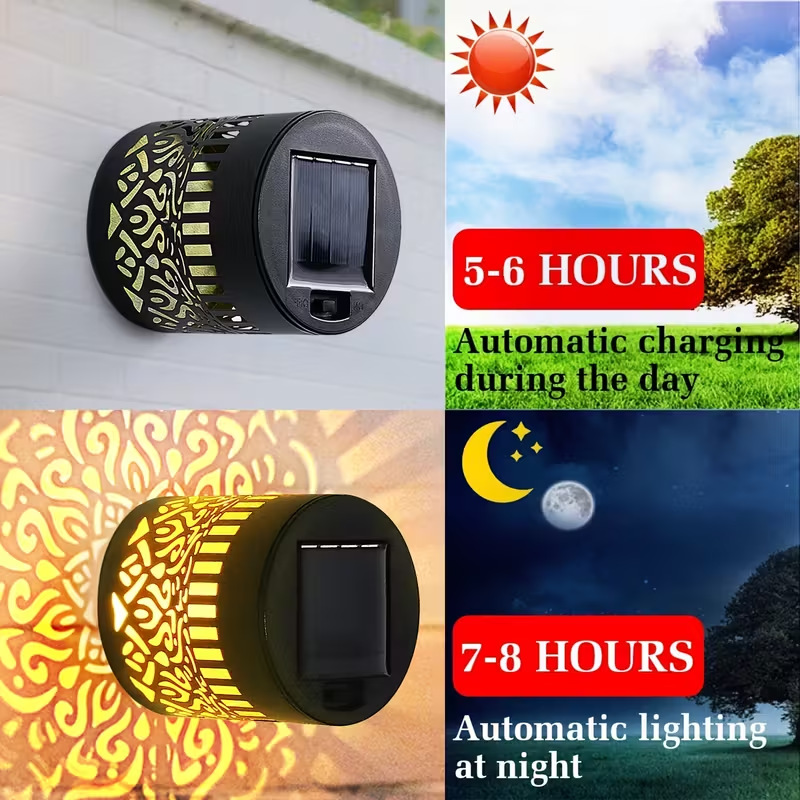 Solar LED Wall Light Mandala P - Solar Lantern Hanging 评论和价格