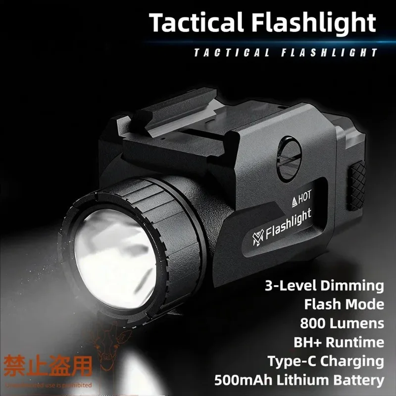 800LM LED Flashlight USB Recha - Outdoor Lighting Led Fixtures 评论和价格