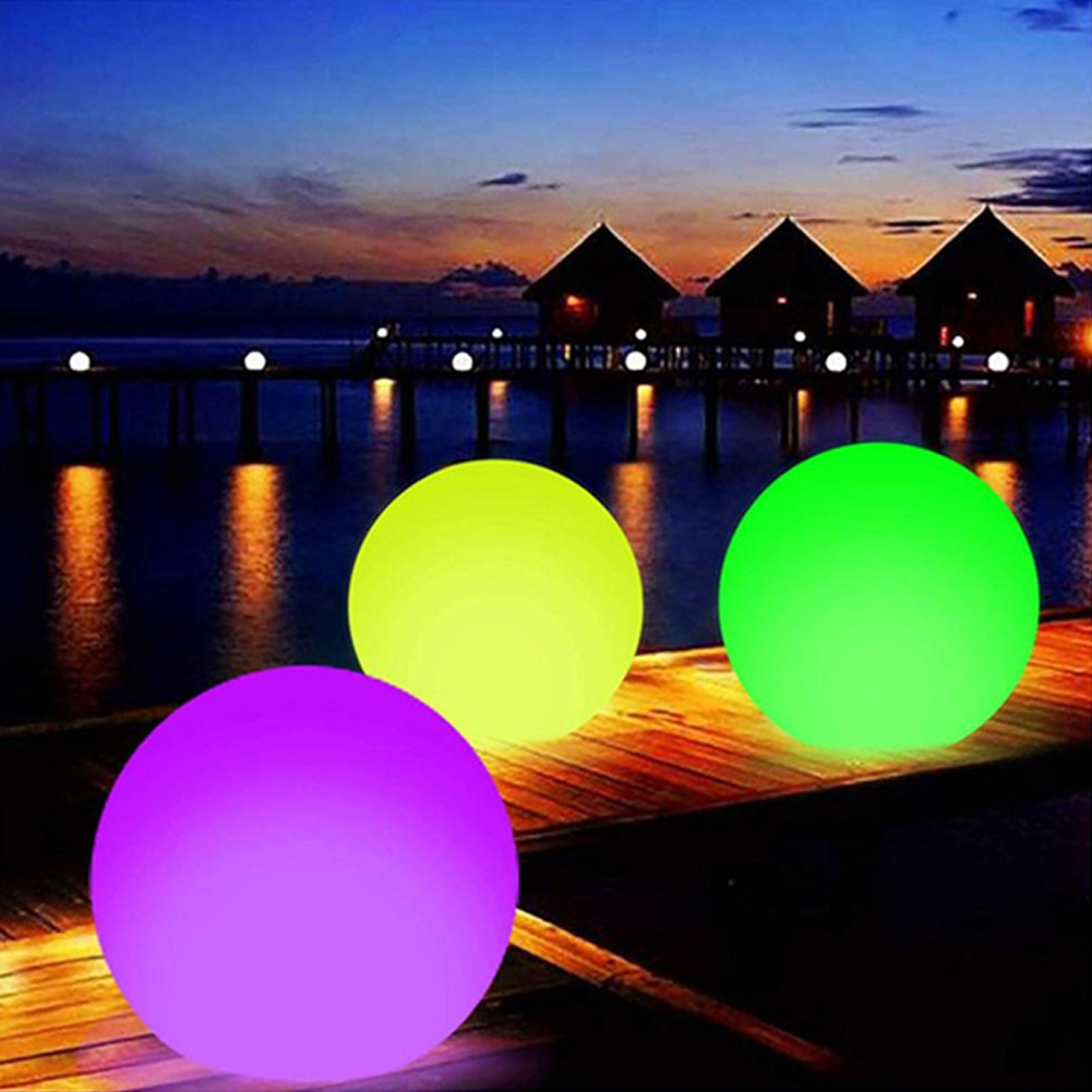 Outdoor LED Garden Ball 16 Col - Outdoor Lighting Around Pool 评论和价格