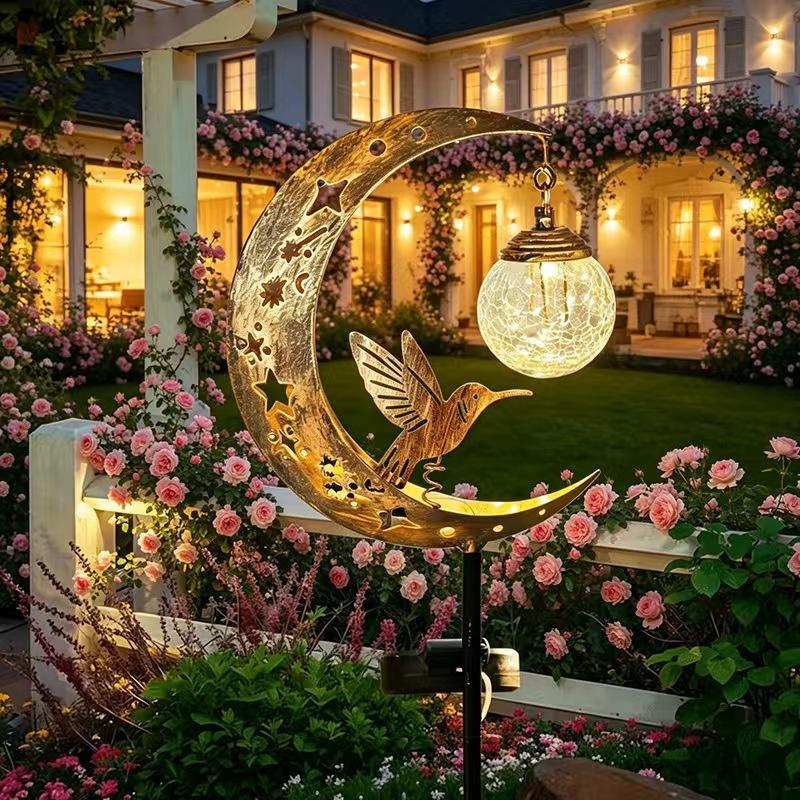 Solar Lawn Light Iron Hummingb - Solar Path Light 评论和价格