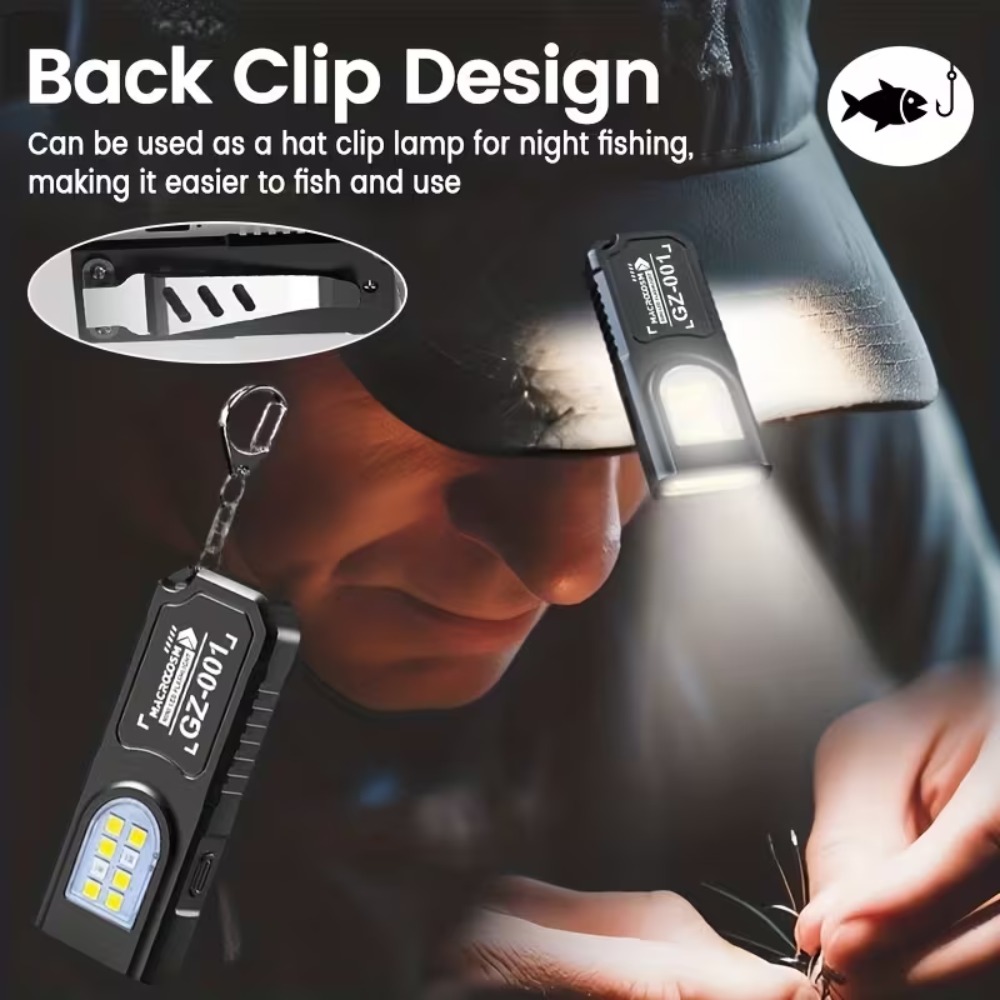 Mini COB LED Keychain Flashlig - Outdoor Lighting Setup 评论和价格